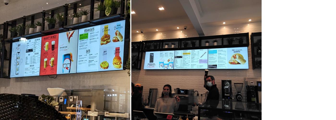 Gregorys Coffee Menu