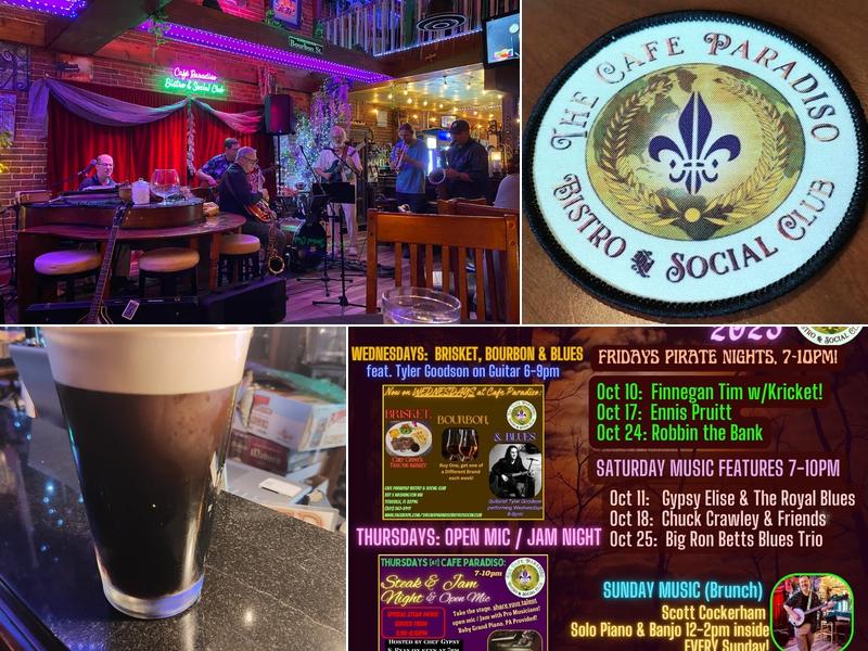 Café Paradiso Bistro & Social Club 337 S Washington Ave, Titusville