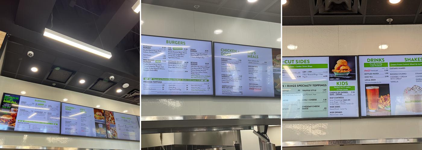 BurgerFi Menu