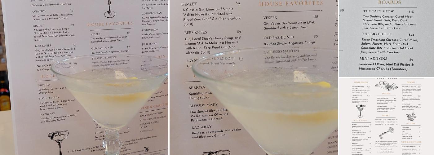 Juniper & Olive Co. Menu