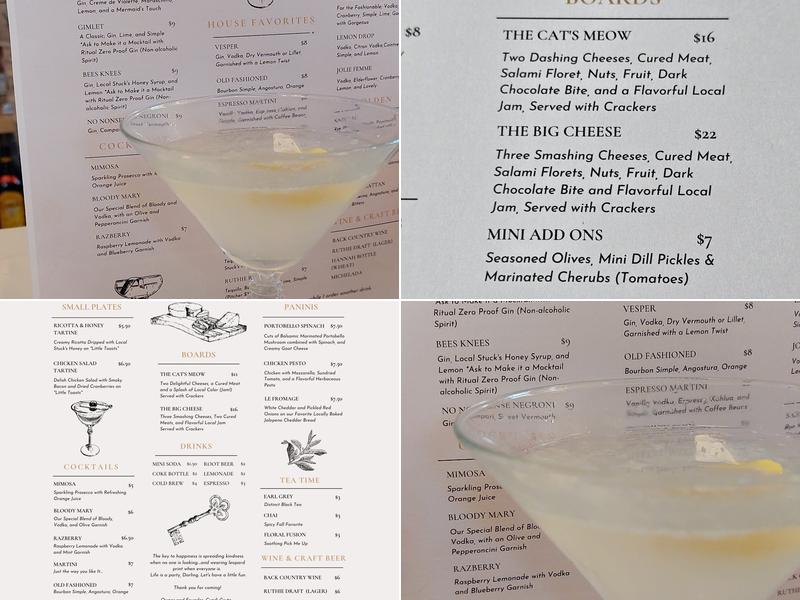 Juniper & Olive Co. Menu