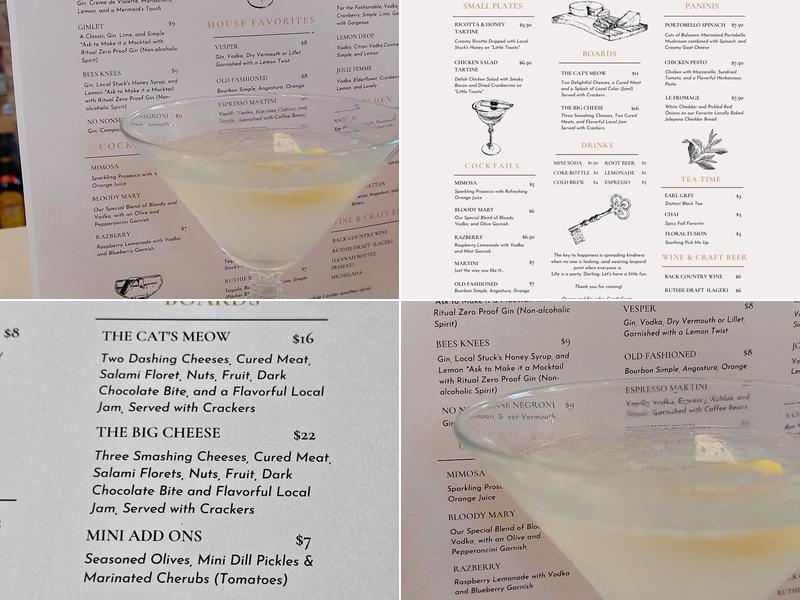 Juniper & Olive Co. Menu