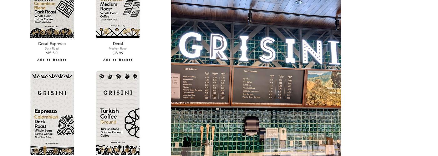 Grisini Market Menu