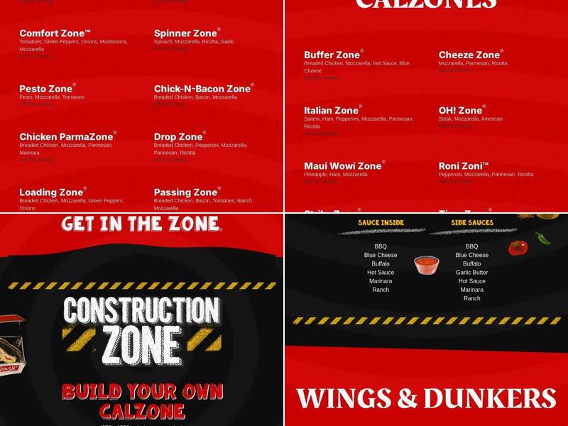D.P. Dough Menu