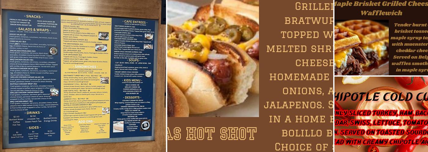 The Valley Cafe Menu