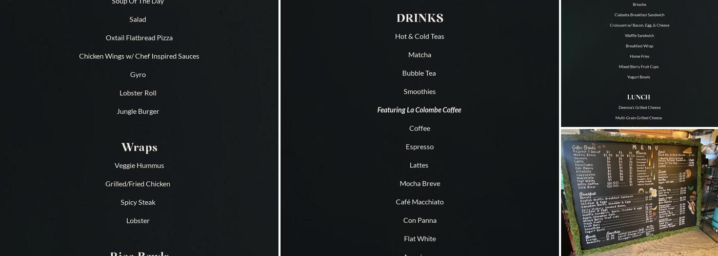 The Pulse Cafe Menu