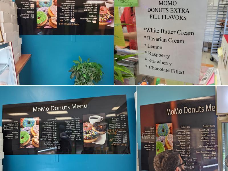 MoMo Donuts Menu