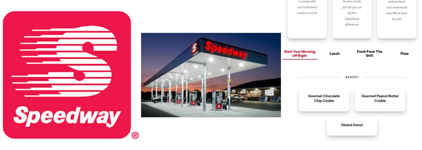 Speedway Menu