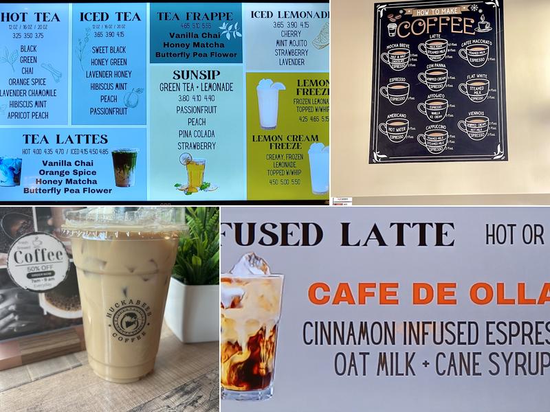 Huckabees Coffee Menu