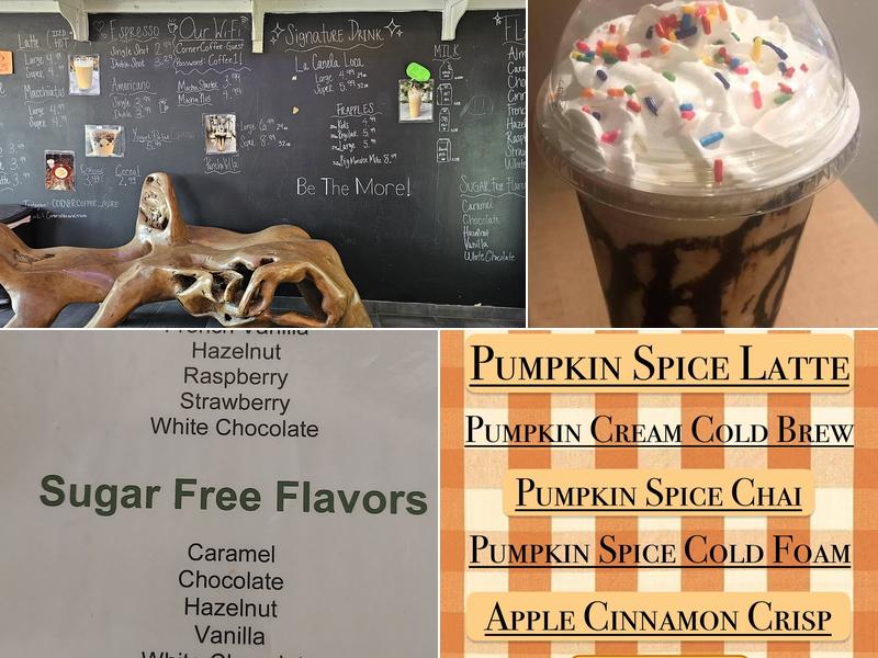 Corner Coffee and More Menu