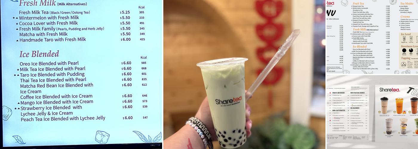Sharetea Menu
