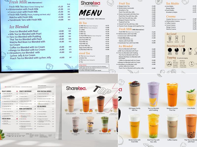 Sharetea Menu