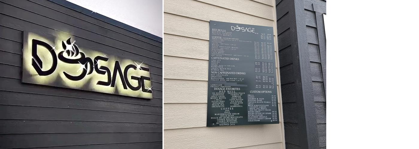 DOSAGE LLC Menu