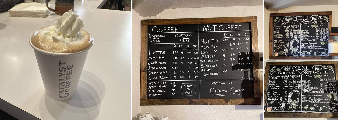 Catalyst Coffee Menu