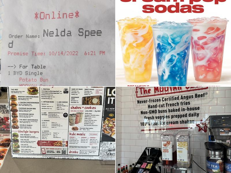 MOOYAH Burgers, Fries & Shakes Menu