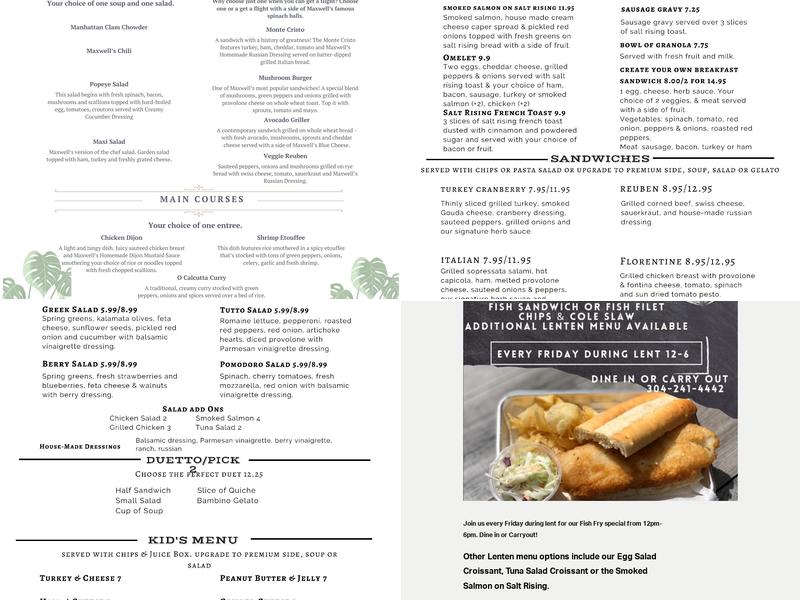 Rising Creek 2 Tutto Gelato Menu