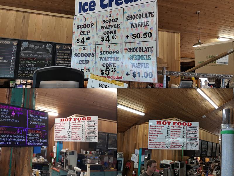 Coombs Ice Cream & cafe Menu