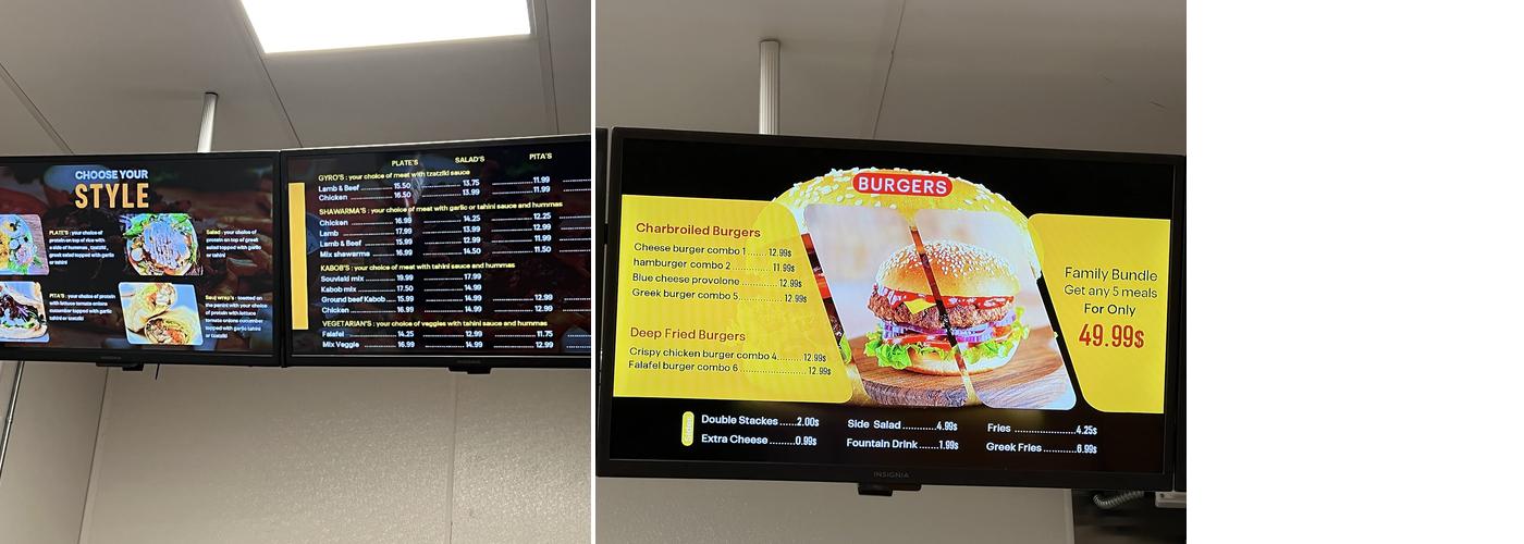 Fork Mediterranean grill Menu