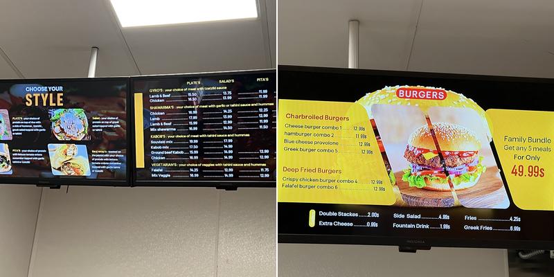 Fork Mediterranean grill Menu