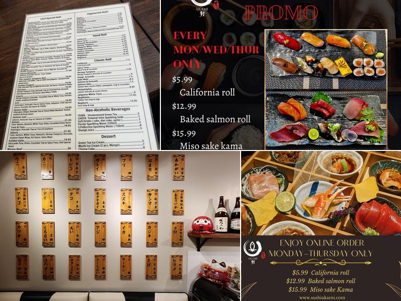 Akami Sushi Menu