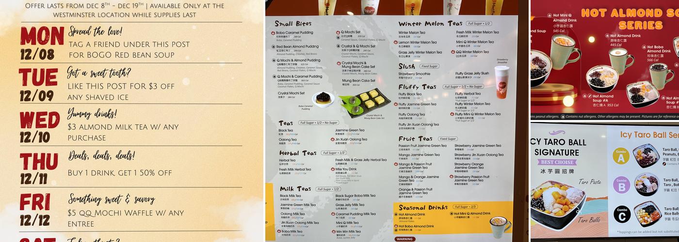 Meet Fresh Menu
