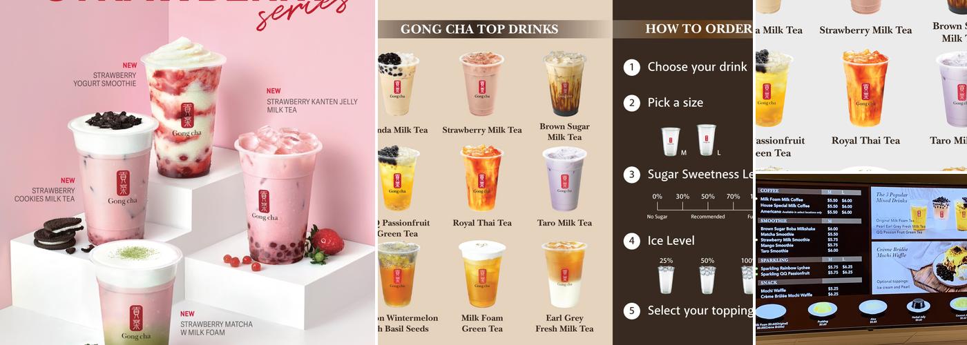 Gong Cha Menu