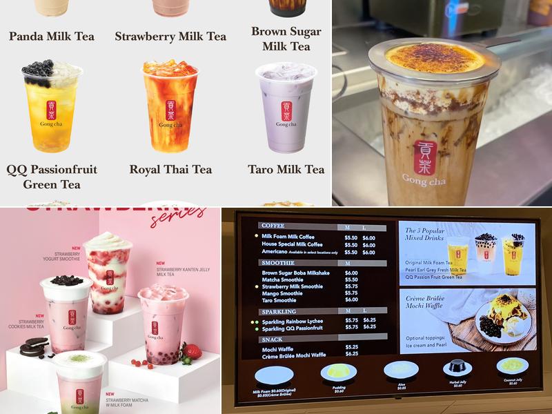 Gong Cha Menu