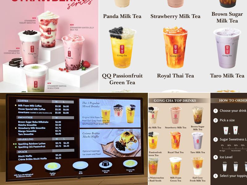 Gong Cha Menu
