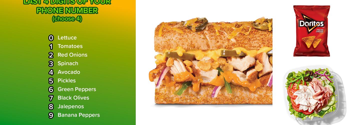 Subway Menu