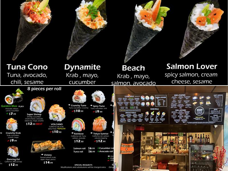 Asian Fusion Sushi & Eatery Menu