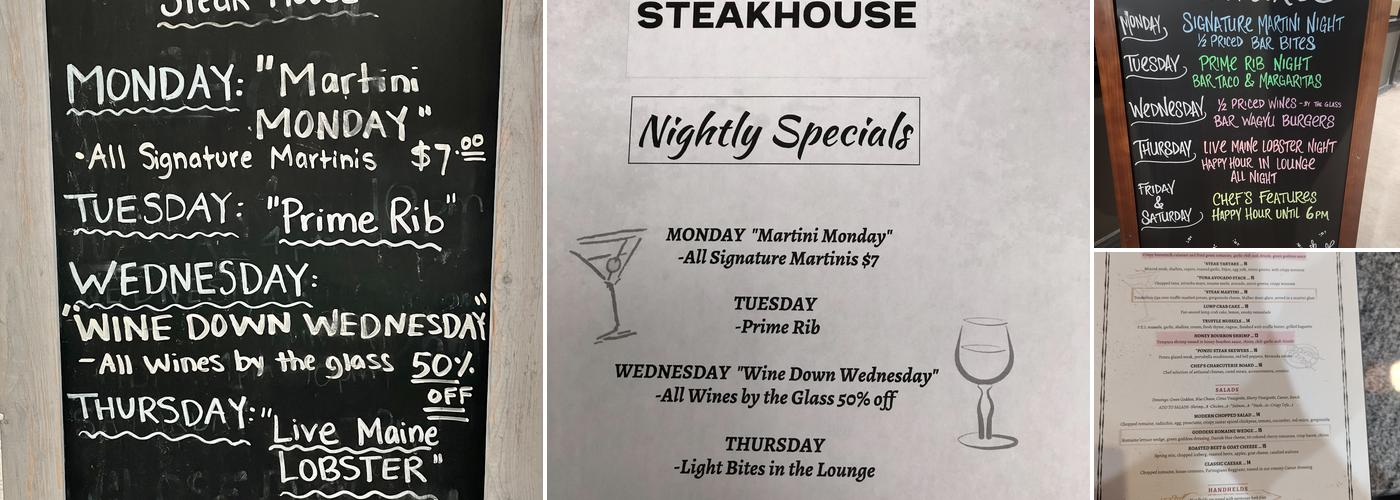 Modern Chop Inc Menu