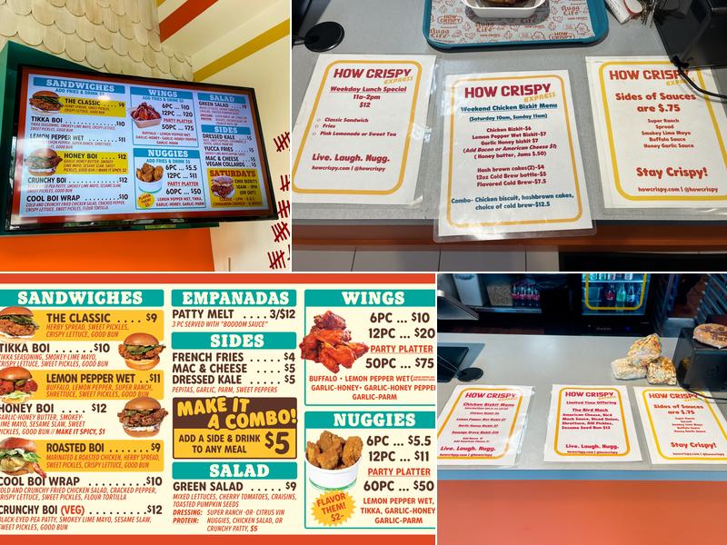 How Crispy Express Menu