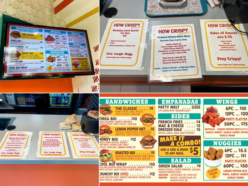 How Crispy Express Menu