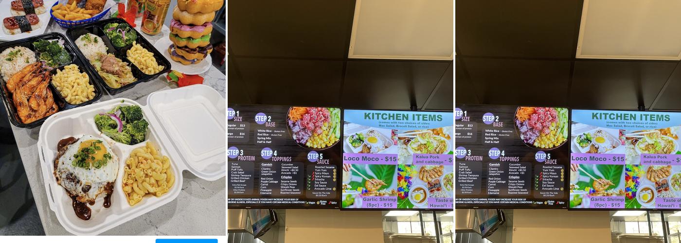 Charm City Poke and Sushi Menu