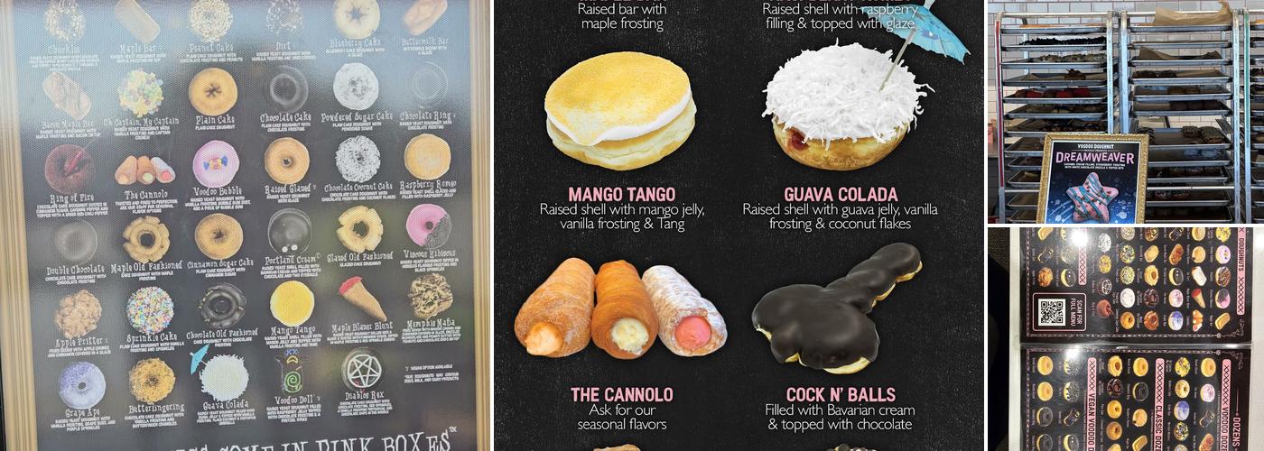 Voodoo Doughnut Menu