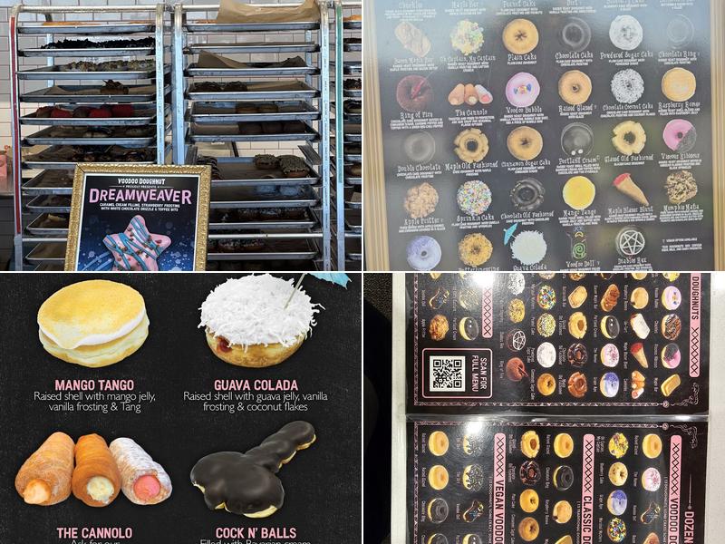 Voodoo Doughnut Menu