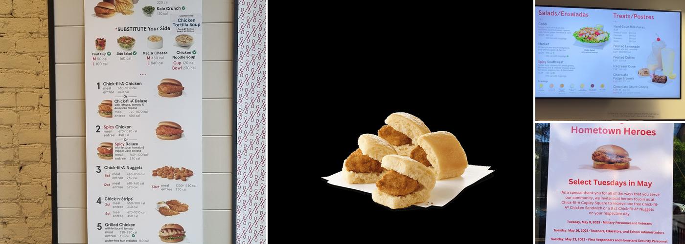 Chick-fil-A Menu