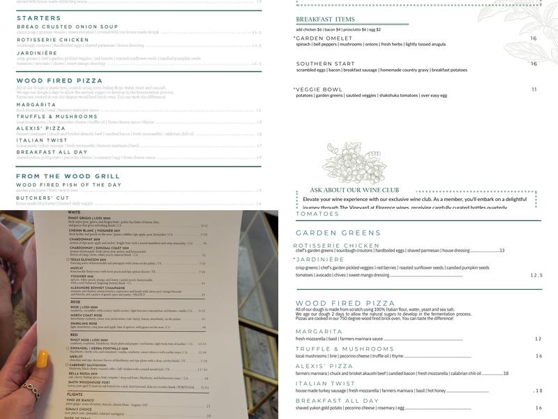 Farmers Commons Menu