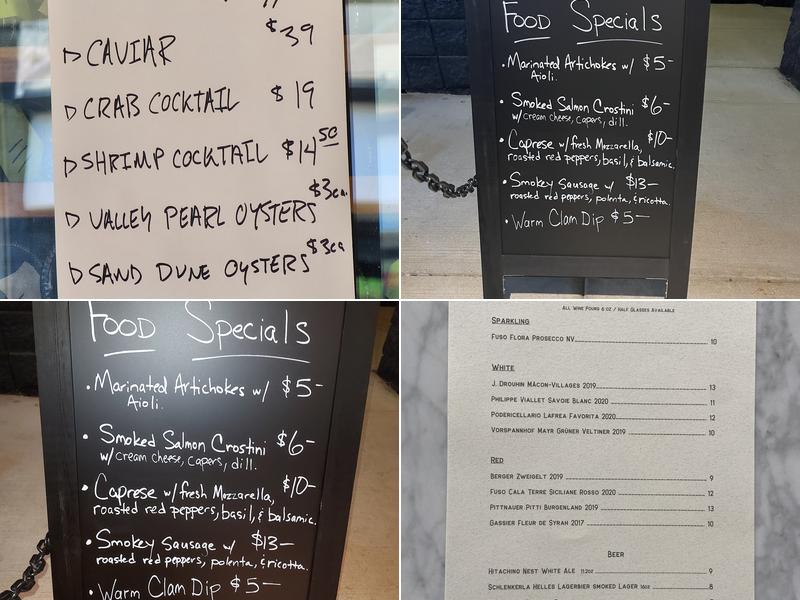 Research Park Wine Merchants Menu