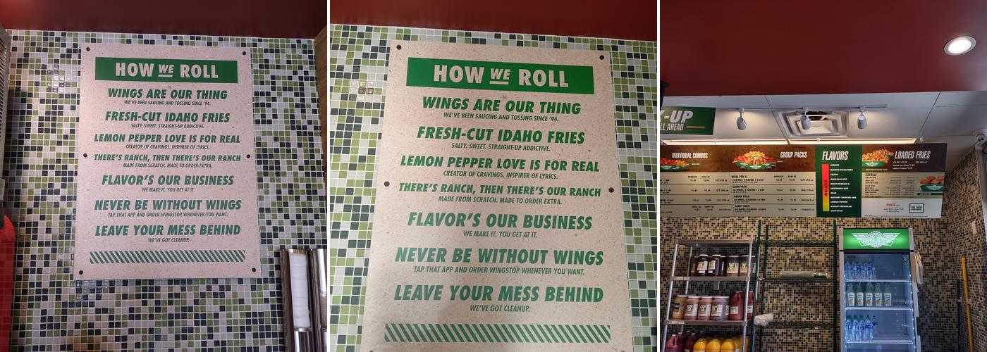 Wingstop Menu
