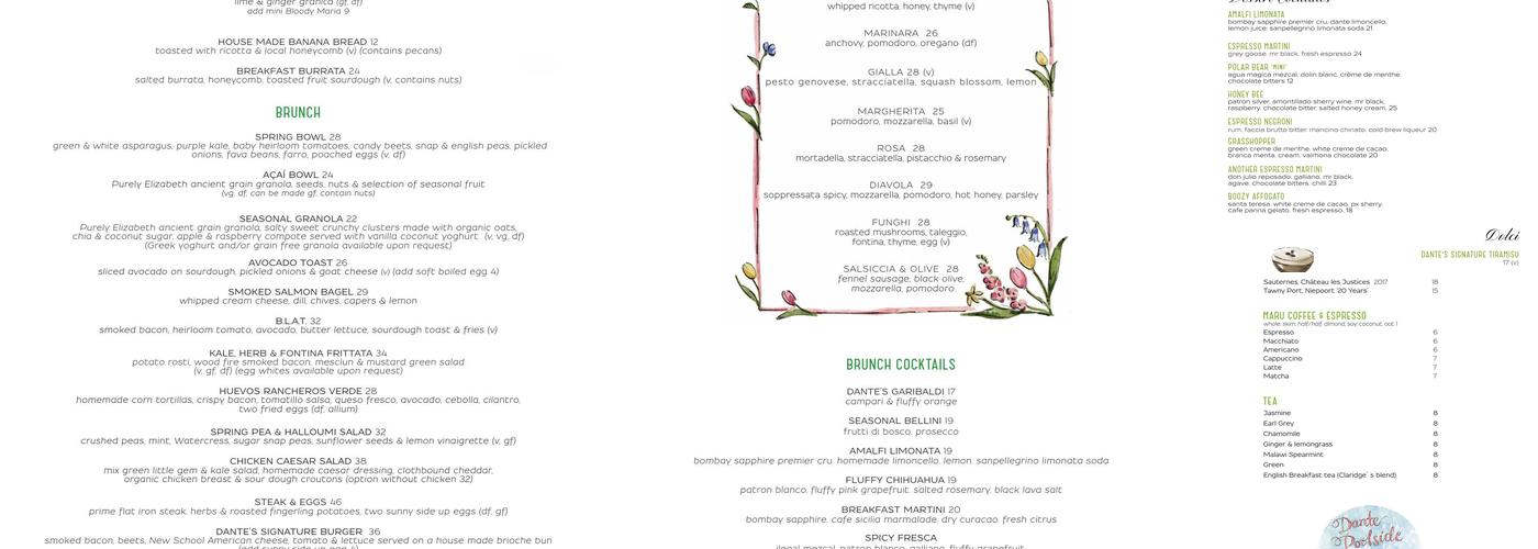 The Maybourne Beverly Hills Menu