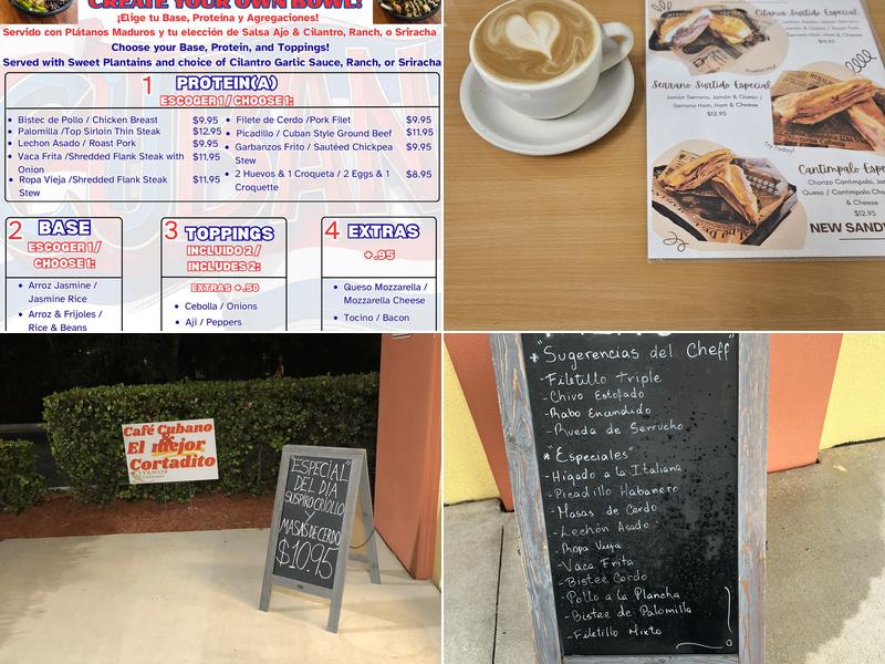 Citanos Cafeteria Menu