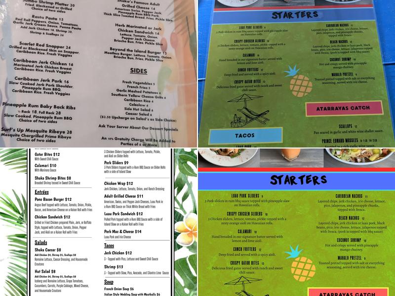 Shaka Menu