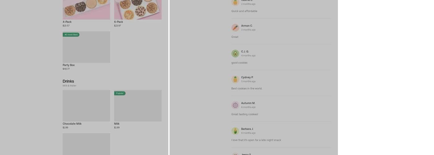 Crumbl - Hixson Menu