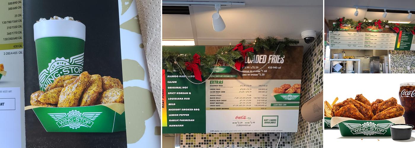 Wingstop Menu