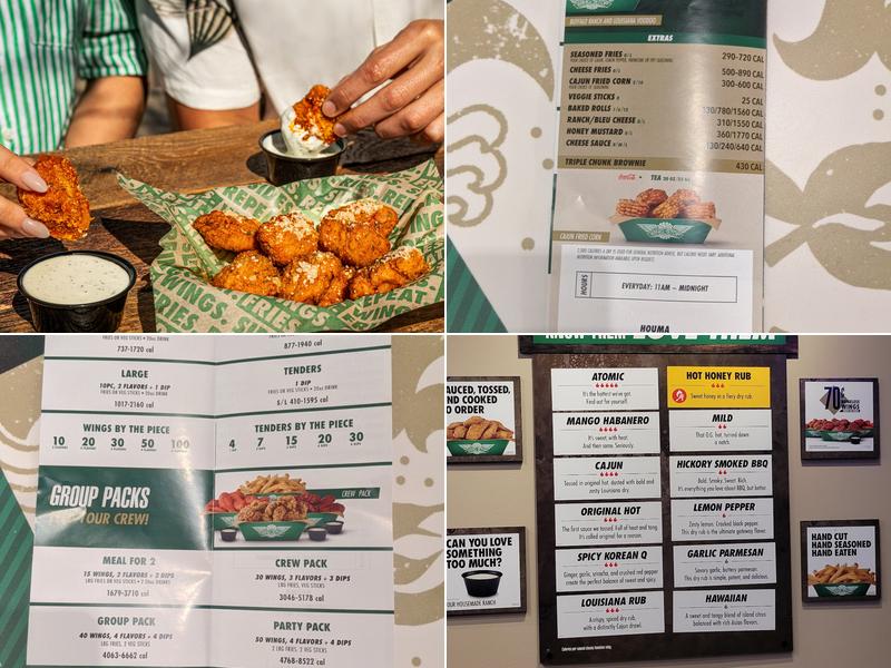 Wingstop Menu