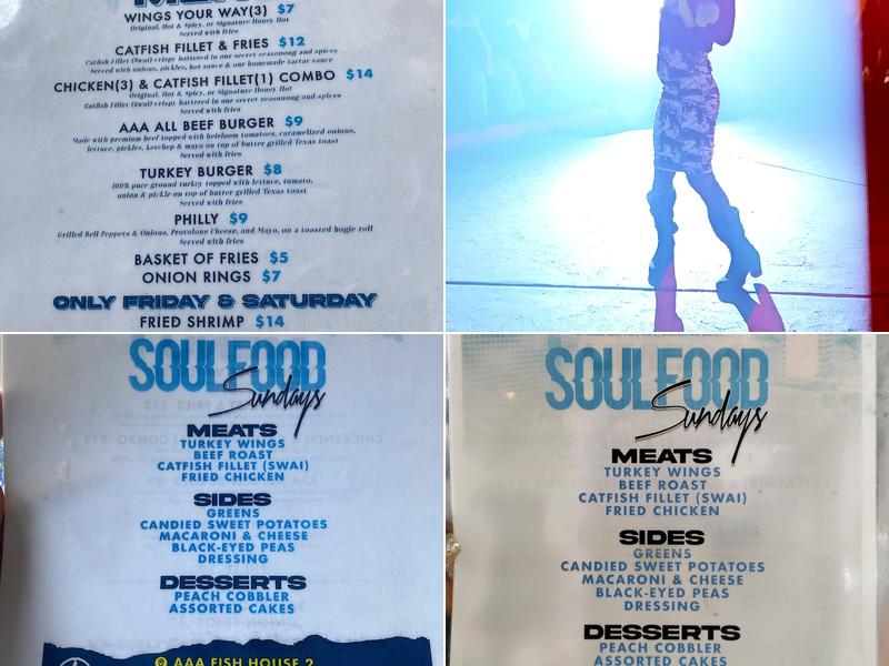 Warehouse West Menu