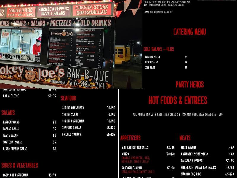 Smokey Joes BBQ Menu