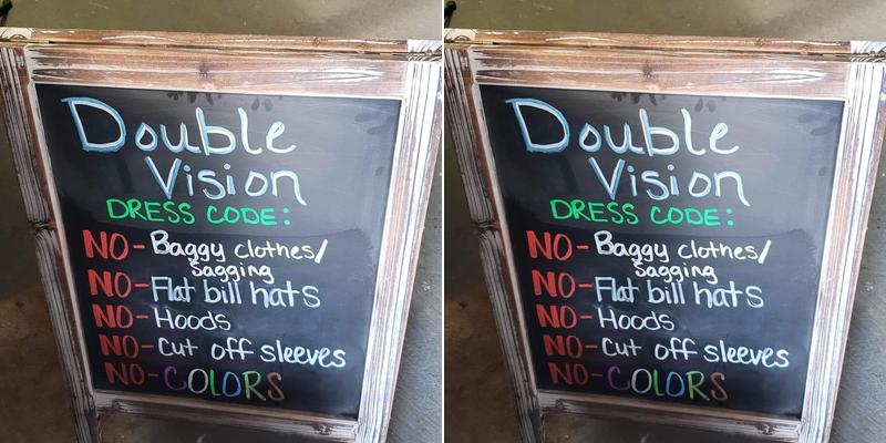 Double Vision Menu
