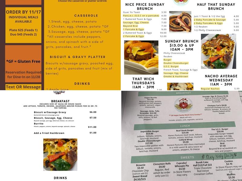 JMT Vegan Eats (Eats & Sweets) Menu